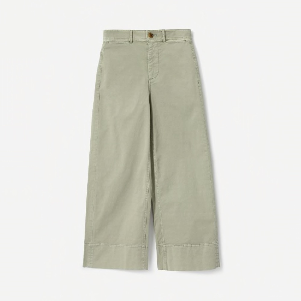 Everlane Lightweight Wide Leg Crop Chino